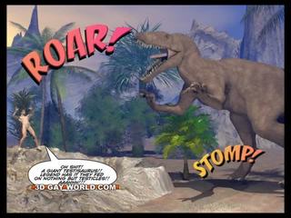 Cretaceous putz 3d homo komisch sci-fi volwassen klem verhaal