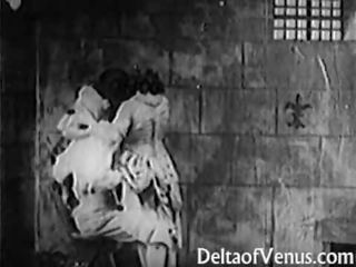 Antik franska kön film vid 1920s - bastille dag