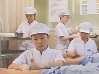Japanese Nurse Working Hairy cock