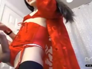 Merah pakaian lingerie femboy besar cotok secara online